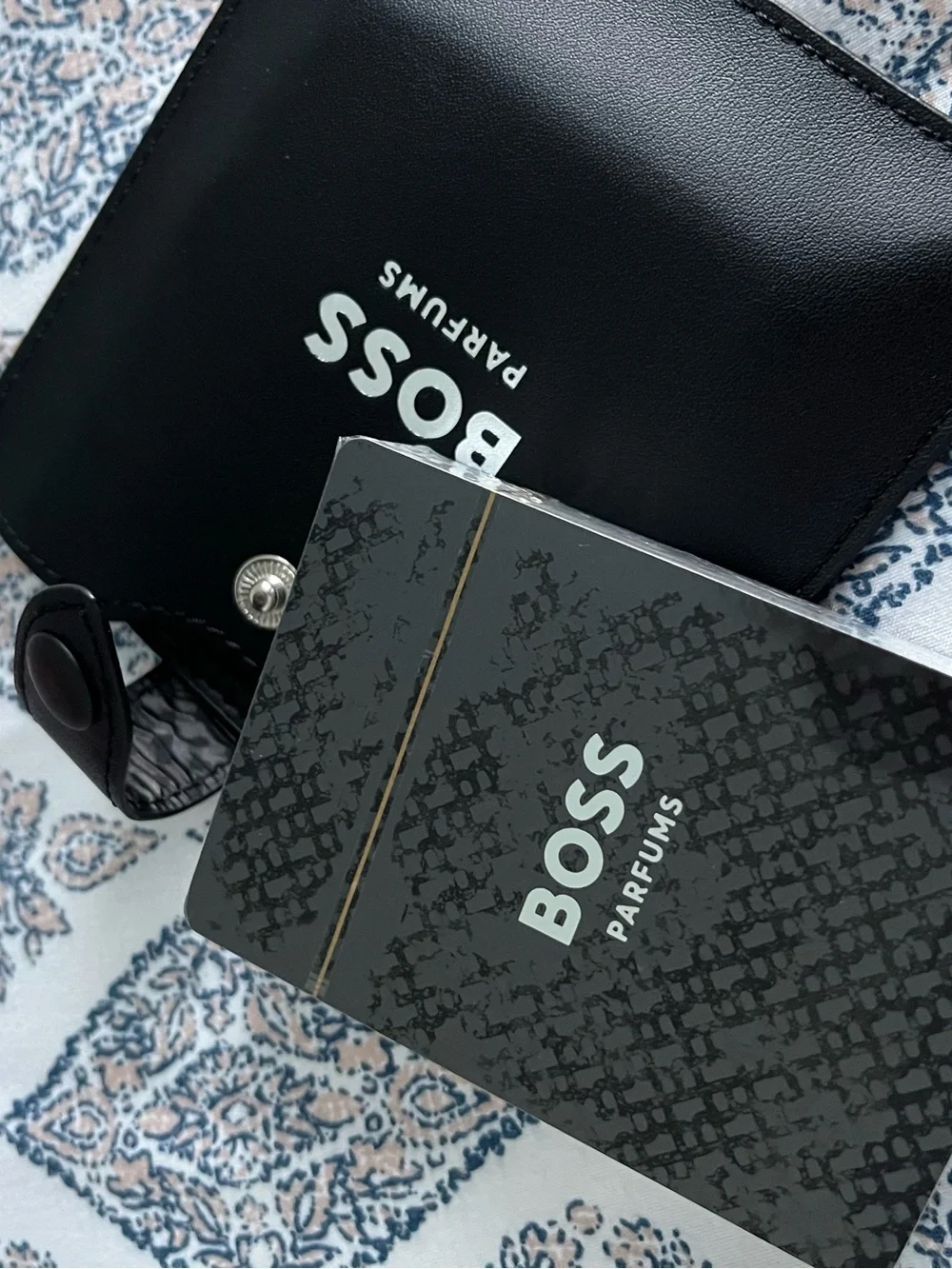 Boss Black Men's Snap Wallet with Logo